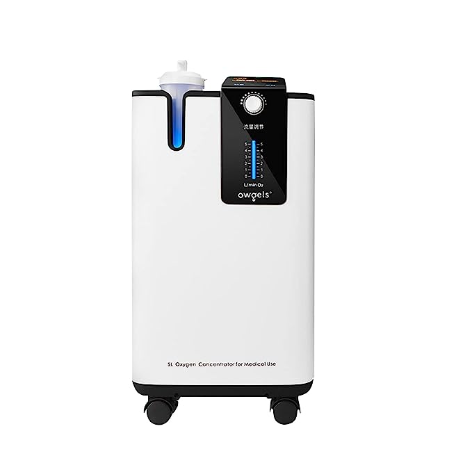 OWGELS (OZ-5-01PWO) | 5L Movable Hospital Use Oxygen Concentrator, Safer, Less expensive, and more convenient Life Saver | Best Suited for Home care Equipment(OPEN BOX) OWGELS (OZ-5-01PWO) | 5L Movable Hospital Use Oxygen Concentrator, Safer, Less expensive, and more convenient Life Saver | Best Suited for Home care Equipment(OPEN BOX)